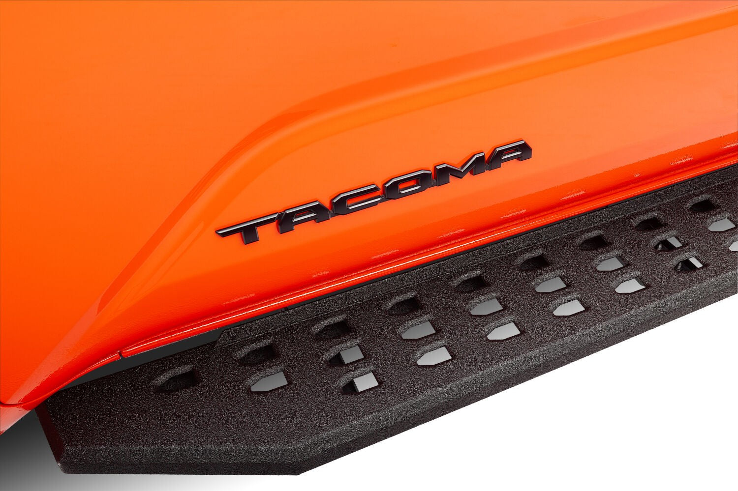RB20 Running Boards W/Brackets Kit Bedliner coating 2024-2026 Toyota Tacoma Go Rhino