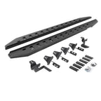 RB20 Slim Line Running Boards With Mounting Brackets Protective Bedliner Coating For 2007-2018 Jeep Wrangler JK 4 Door Go Rhino