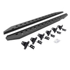 RB20 Slim Line Running Boards With Mounting Brackets Protective Bedliner Coating 2018-2026 Jeep Wrangler Go Rhino