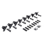 V Series V3, RB30 and RB Slim Side Steps Mounting Brackets Only Textured Black 2020-2025 Jeep Gladiator Go Rhino