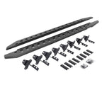 RB20 Slim Line Running Boards With Mounting Brackets Protective Bedliner Coating 2020-2025 Jeep Gladiator Go Rhino