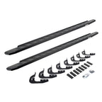 RB30 Running Boards with Mounting Bracket Kit Textured Black 2014-2018 Silverado/Sierra 1500/2500 HD Go Rhino