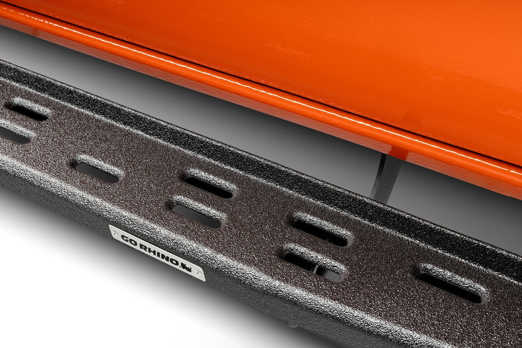 RB30 Slim Line Running Boards with Mounting Bracket Kit Protective Bedliner Coating 2019-2026 Sierra 1500 2020-2026 Sierra 2500/3500 HD Go Rhino