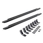 RB30 Running Boards with Mounting Bracket Kit Textured Black 2019-2026 Silverado/Sierra 1500/2500 HD Go Rhino