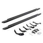 RB30 Running Boards with Mounting Bracket Kit Textured Black 2015-2019 Silverado/Sierra 2500 HD Go Rhino