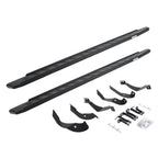 RB30 Running Boards with Mounting Bracket Kit Protective Bedliner Coating 2015-2019 Silverado/Sierra 2500 HD Go Rhino