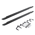 RB30 Running Boards with Mounting Bracket Kit Protective Bedliner Coating 2009-2025 Dodge Ram 150/2500/3500 Go Rhino