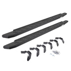 RB30 Running Boards with Mounting Bracket Kit Protective Bedliner Coating 2004-2014 Ford F-150 Extended Cab Go Rhino