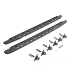 RB30 Slim Line Running Boards with Mounting Bracket Kit Textured Black 2021-2024 Ford Bronco Go Rhino