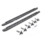RB30 Slim Line Running Boards with Mounting Bracket Kit Protective Bedliner Coating 2021-2024 Ford Bronco Go Rhino
