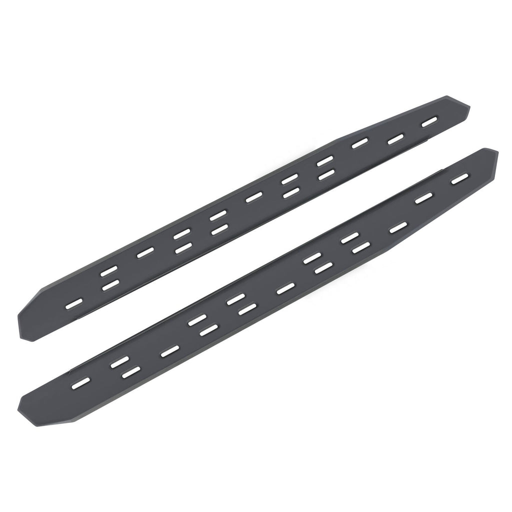 RB30 Slim Line Running Boards with Mounting Bracket Kit Textured Black 2021-2025 Ford Bronco Go Rhino