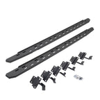 RB30 Slim Line Running Boards with Mounting Bracket Kit Protective Bedliner Coating 2004-2014 Ford F-150 Crew Cab Go Rhino