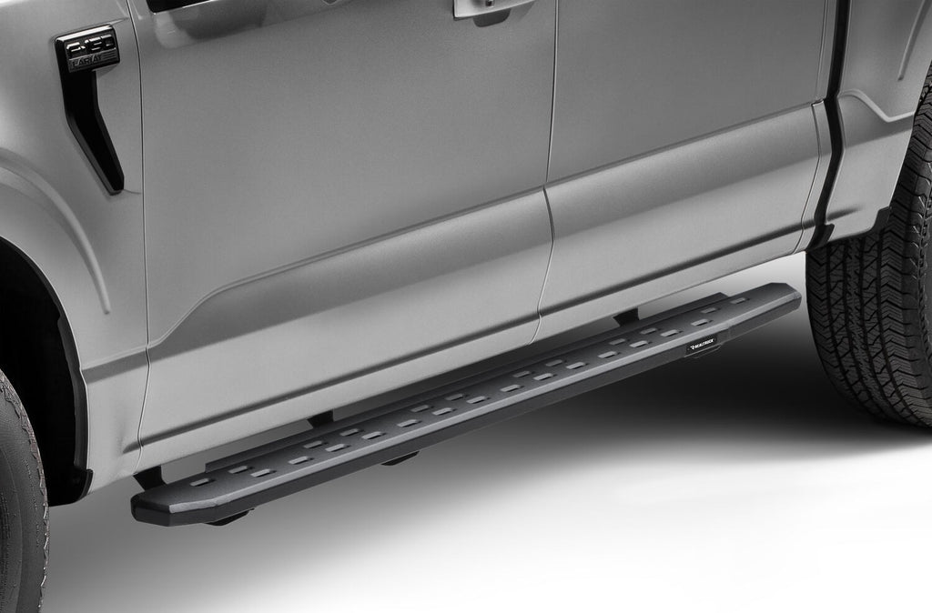 RB30 Slim Line Running Boards with Mounting Bracket Kit Textured Black 2015-2025 Ford F-150/ F-250/F-350 Go Rhino