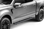 RB30 Slim Line Running Boards with Mounting Bracket Kit Textured Black 2015-2025 Ford F-150/ F-250/F-350 Go Rhino