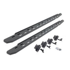 RB30 Slim Line Running Boards with Mounting Bracket Kit Textured Black 2015-2026 Ford F-150/ F-250/F-350 Go Rhino