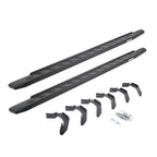 RB30 Running Boards W/Mounting Bracket Kit Textured Black 2005-2026 Nissan Frontier Go Rhino