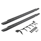 RB30 Running Boards with Mounting Bracket Kit Textured Black 2019-2026 Ford Ranger Go Rhino