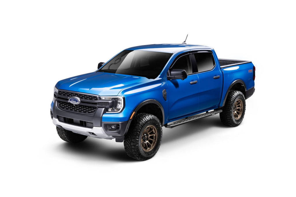 RB30 Slim Line Running Boards with Mounting Bracket Kit Protective Bedliner Coating 2019-2026 Ford Ranger Go Rhino