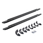 RB30 Running Boards with Mounting Bracket Kit Textured Black 2007-2021 Toyota Tundra Go Rhino