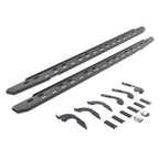 RB30 Slim Line Running Boards with Mounting Bracket Kit Textured Black 2005-2023 Toyota Tacoma Go Rhino