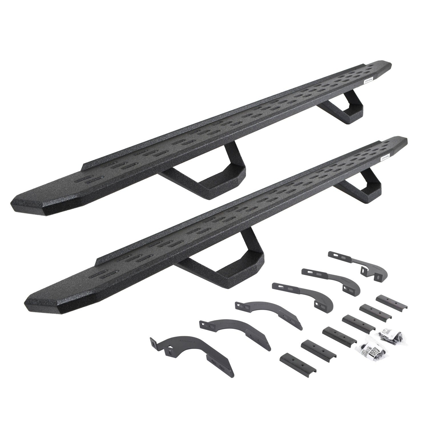 RB30 Running Boards W/Brackets, 2 Pairs DropStepsKit Bedliner 2024-2026 Toyota Tacoma Go Rhino