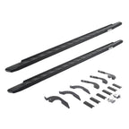 RB30 Running Boards W/Mounting Bracket Kit Black 2024-2026 Toyota Tacoma Extended Cab Go Rhino
