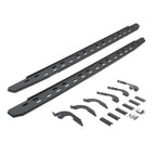 RB30 Slim Line Running Boards W/Bracket Kit Bedliner 2024-2025 Toyota Tacoma Go Rhino