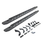 RB30 Slim Line Running Boards with Mounting Bracket Kit Textured Black 2022-2026 Toyota Tundra Go Rhino