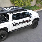 RB30 Running Boards with Mounting Bracket Kit Protective Bedliner Coating 2022-2025 Toyota Tundra Go Rhino