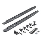RB30 Slim Line Running Boards with Mounting Bracket Kit Textured Black For 2007-2018 Jeep Wrangler JK 4 door Go Rhino