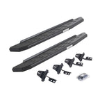 RB30 Running Boards with Mounting Bracket Kit Protective Bedliner Coating For 2007-2018 Jeep Wrangler JK 2 door Go Rhino