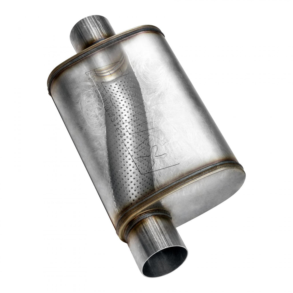 Flow Fx Muffler Flow Fx Muffler 2.50 Offset In/ 2.50 Offset Out Moderate Sound Stainless Steel Flowmaster