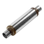 Flow Fx Muffler Flow Fx Muffler 2.25 In/Out Round Body Moderate Sound Stainless Steel Flowmaster