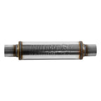 Flow Fx Muffler Flow Fx Muffler 2.50 In/Out Round Body Moderate Sound Stainless Steel Flowmaster