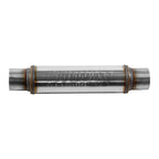 Flow Fx Muffler Flow Fx Muffler 3.00 In/Out Round Body Moderate Sound Stainless Steel Flowmaster