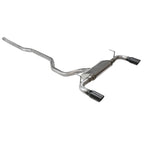 Flow Fx Cat-Back Exhaust System Fits 2014-2022 Jeep Cherokee 3.2-Liter, Flow Fx Cat-Back 2.5-Inch Stainless Steel Exhaust System, 3.5-Inch Black Ceramic Tips, Dual Out Rear Exit Flowmaster