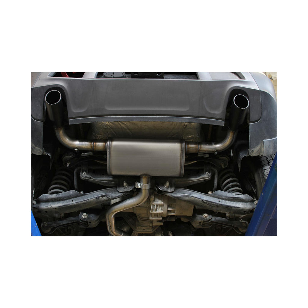 Flow Fx Cat-Back Exhaust System Fits 2014-2022 Jeep Cherokee 3.2-Liter, Flow Fx Cat-Back 2.5-Inch Stainless Steel Exhaust System, 3.5-Inch Black Ceramic Tips, Dual Out Rear Exit Flowmaster