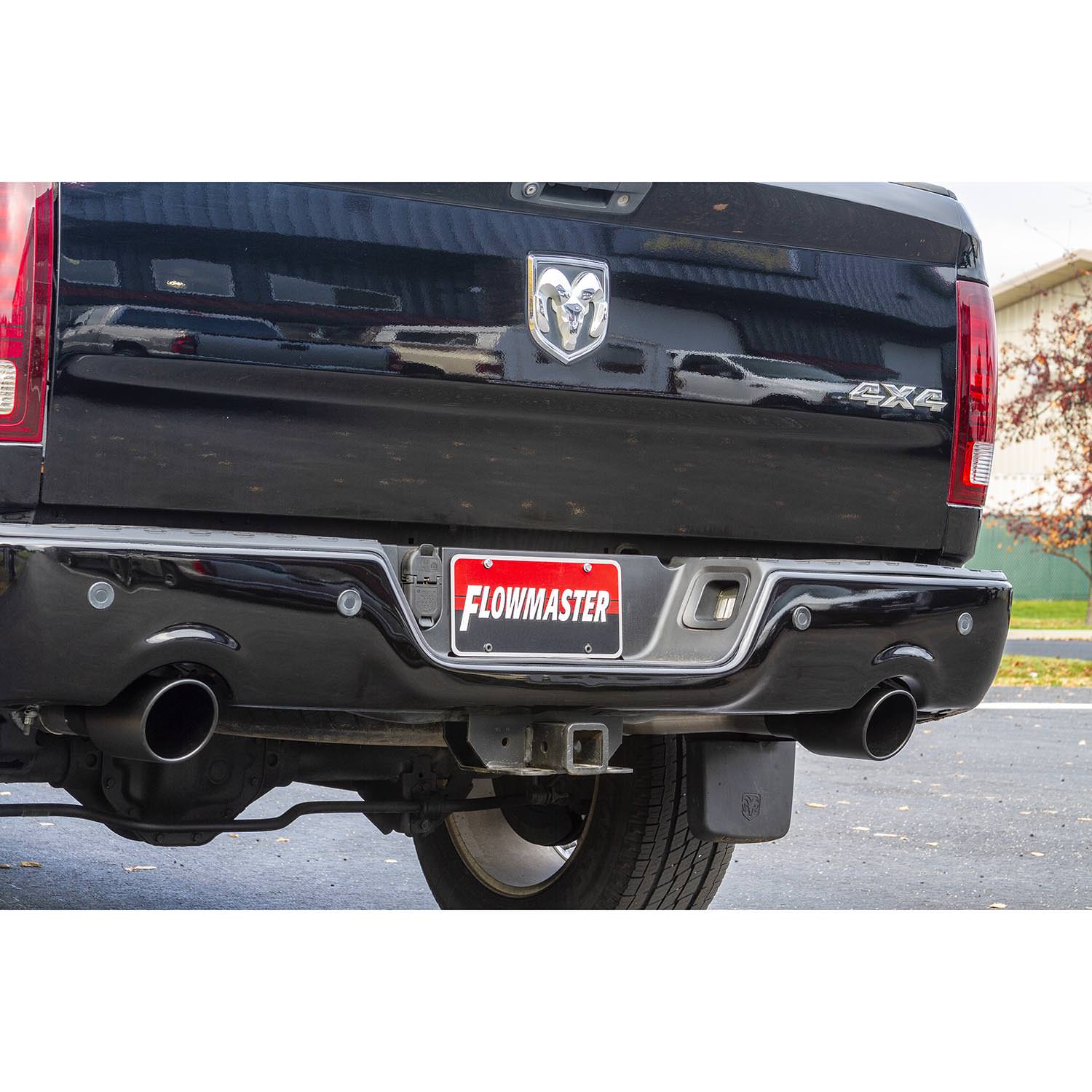 Flow Fx Cat-Back Exhaust System Fits 2009-2024 (Classic Body) Ram 1500 5.7L Hemi Engines, And 2009-2013 4.7L Models Aggressive To Moderate Sound Flowmaster