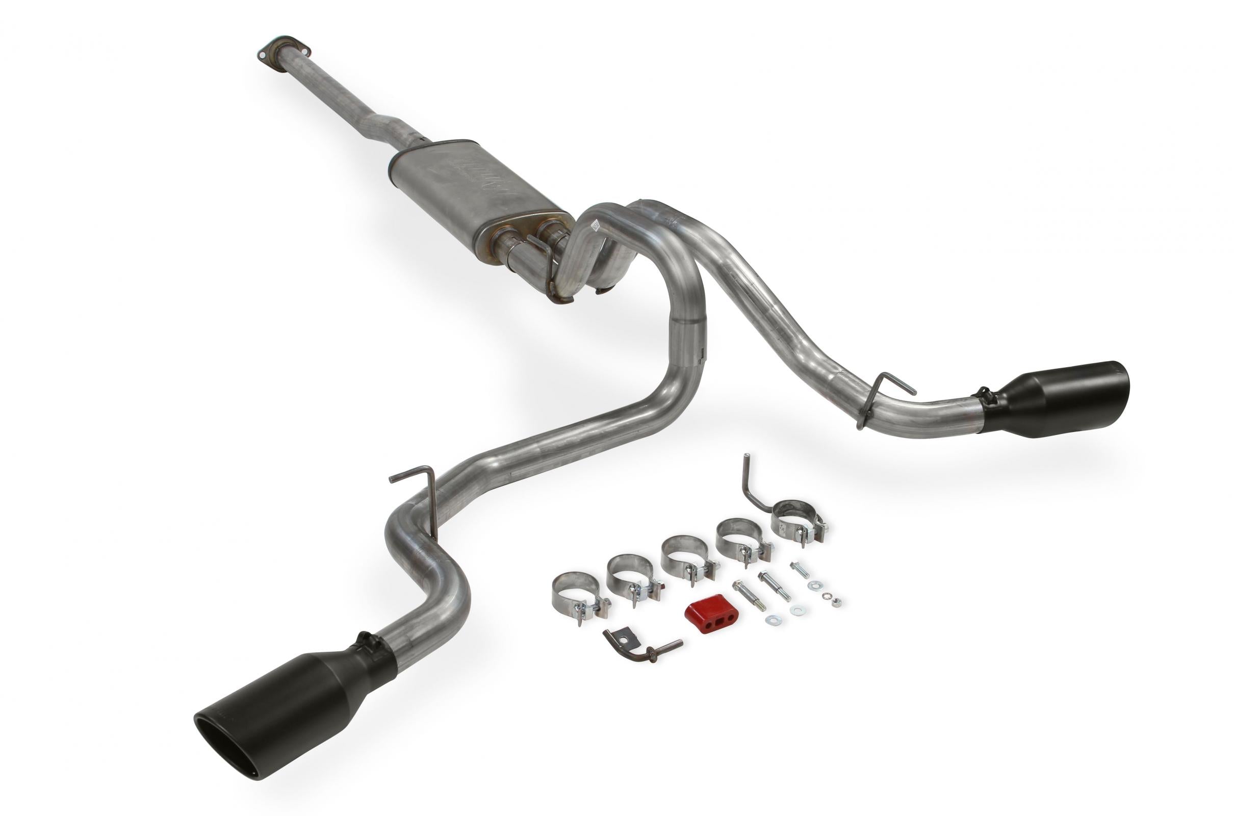 Flow Fx Cat-Back Exhaust System Fits 2005-2015 Toyota Tacoma 4.0L Engine, Flow Fx Stainless Steel, Dual Exit, Cat-Back Exhaust System, 2/4 Wd And All Wheelbases Moderate Sound Flowmaster