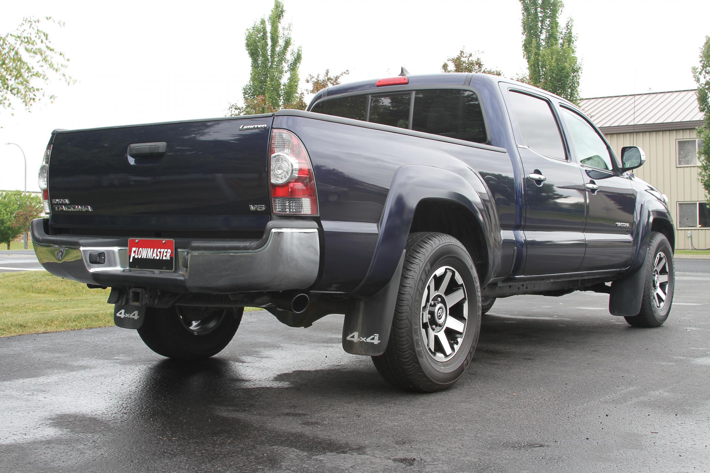 Flow Fx Cat-Back Exhaust System 2005-2015 Tacoma 4.0L Engine, Flowfx Stainless Steel, Single Exit, Cat-Back Exhaust System, 2/4 Wd, All Wheelbases Moderate Sound Flowmaster