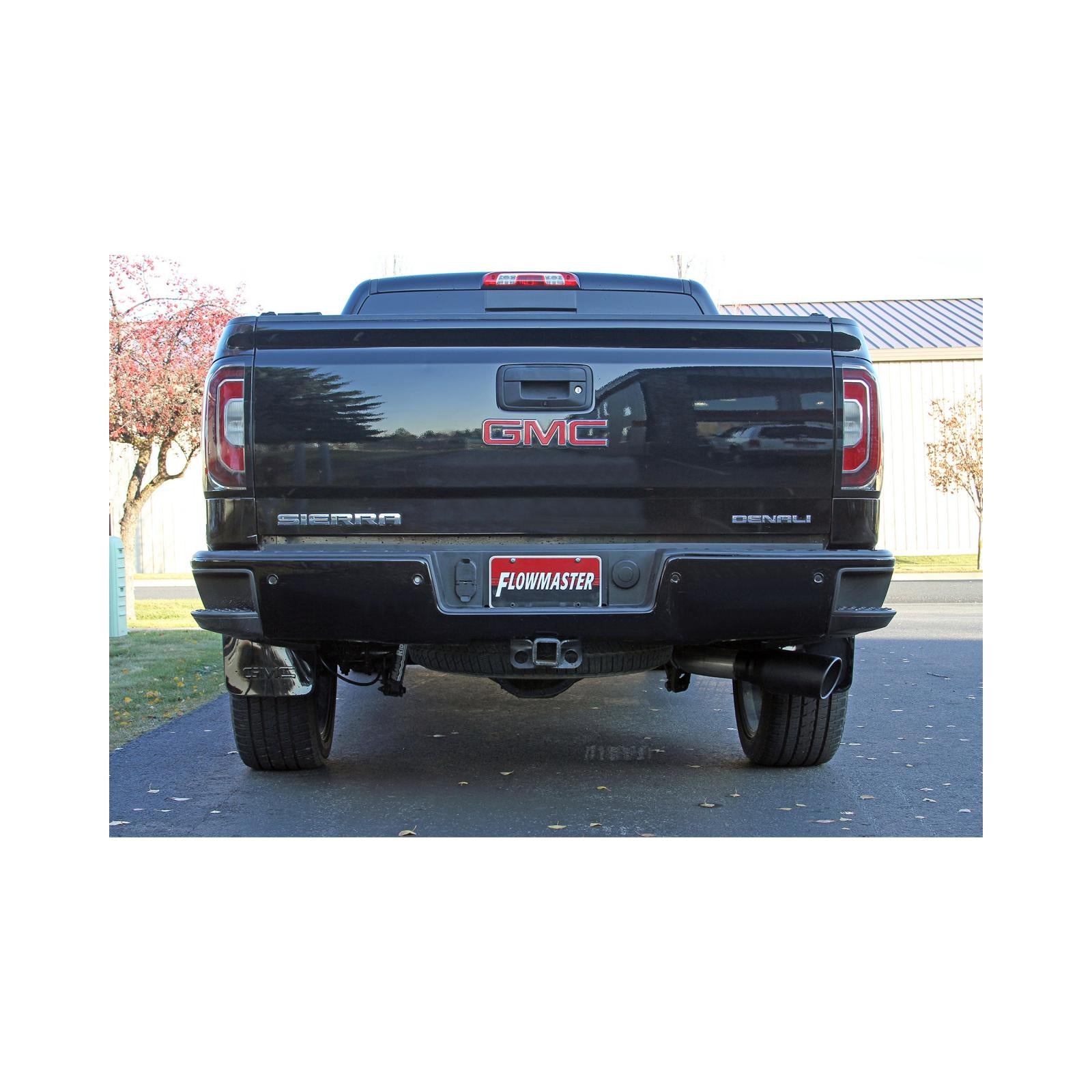 Flow Fx Cat-Back Exhaust System Fits 2011-2018 Silverado/Sierra 1500 6.2L V8 Flow Fx 3.5 Inch Cat-Back, Single Side Exit, Stainless Steel Exhaust System Flowmaster