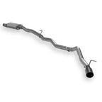 Flow Fx Cat-Back Exhaust System Fits 2020-2025 Jeep Gladiator With 3.6L Engine, 409 Stainless Steel, Single Exit With Black Tip Aggressive To Moderate Sound Flowmaster