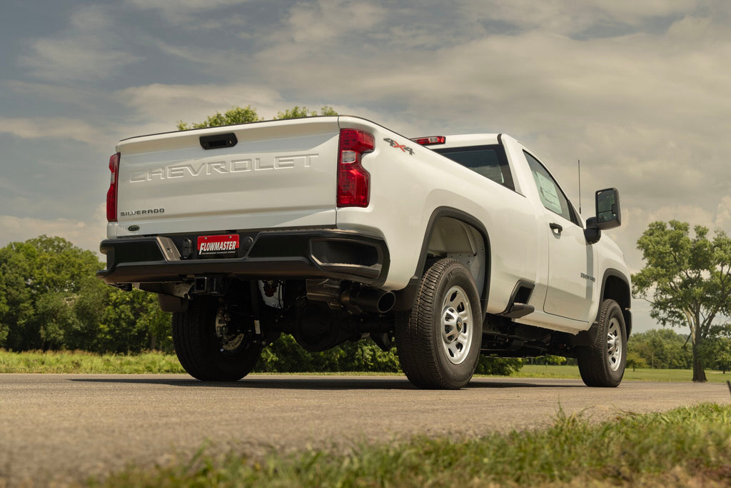 Flow Fx Cat-Back Exhaust System Fits 20-26 GM 2500Hd/3500Hd 6.6L Gas Engine Ffx Cat-Back Single Exit Exhaust System, 409 Stainless Steel Flowmaster