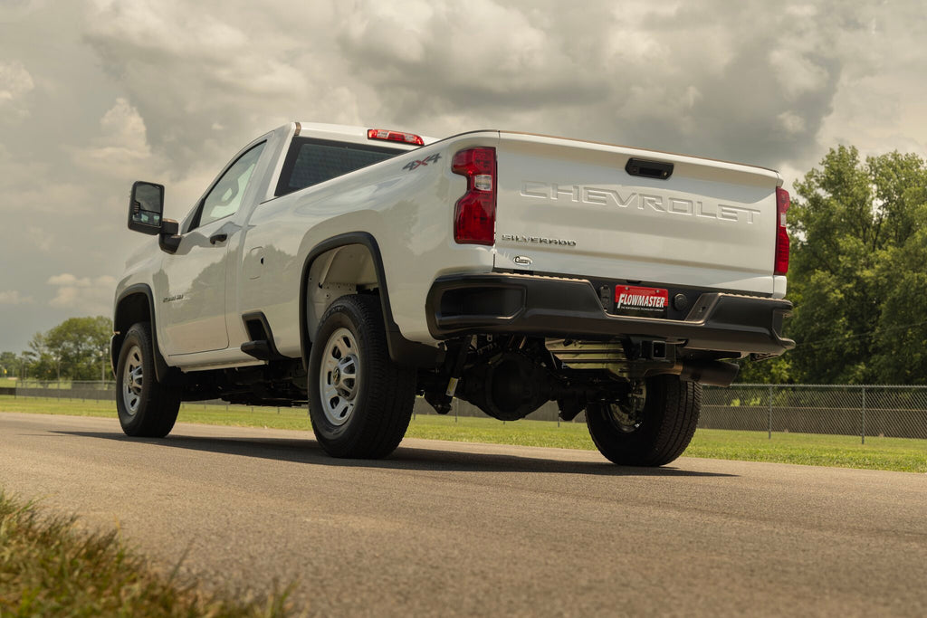 Flow Fx Cat-Back Exhaust System Fits 20-26 GM 2500Hd/3500Hd 6.6L Gas Engine Ffx Cat-Back Single Exit Exhaust System, 409 Stainless Steel Flowmaster