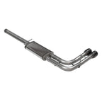 Flow Fx Cat-Back Exhaust System 2009-2013 Silverado/Sierra 1500 5.3L V8 Flow Fx 3.0 Inch To Dual 2.5 Inch Cat-Back, Dual Side Exit, 409 Stainless Steel Exhaust System With Black Tips Flowmaster