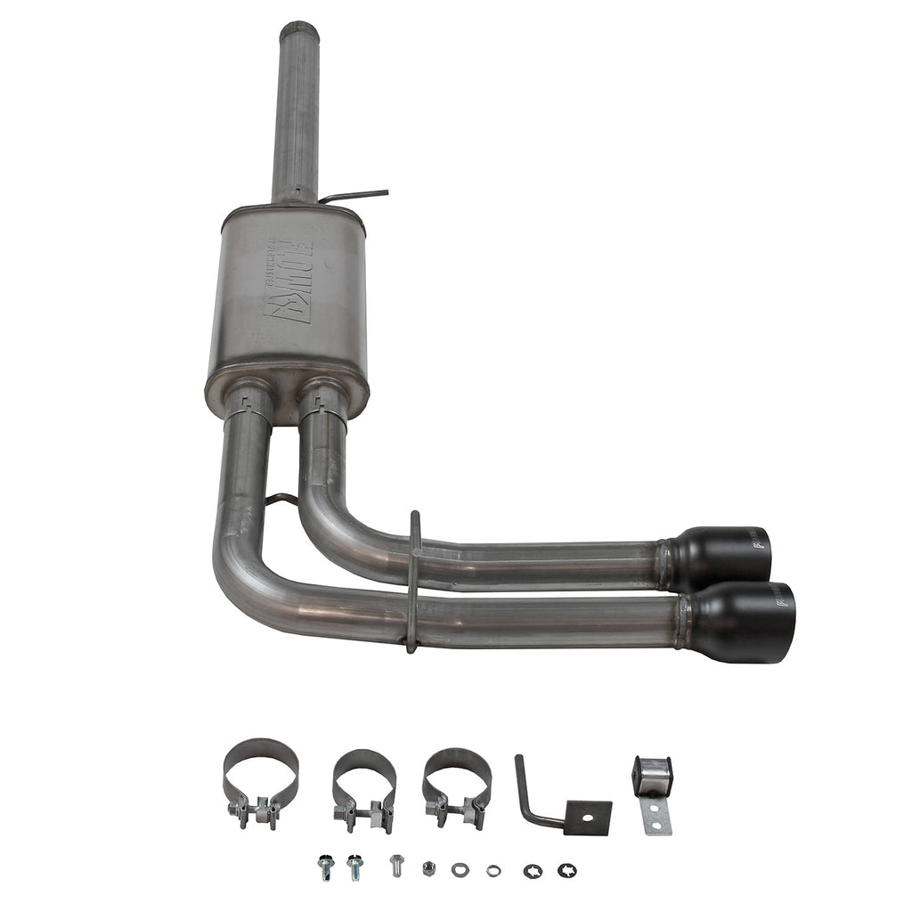 Flow Fx Cat-Back Exhaust System 2009-2013 Silverado/Sierra 1500 5.3L V8 Flow Fx 3.0 Inch To Dual 2.5 Inch Cat-Back, Dual Side Exit, 409 Stainless Steel Exhaust System With Black Tips Flowmaster