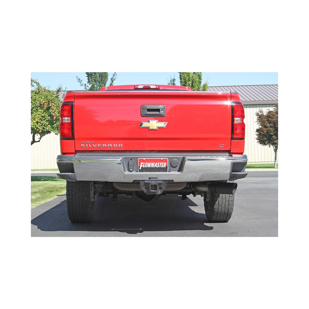 Flow Fx Cat-Back Exhaust System Fits 2011-2019 Silverado/Sierra 2500/3500 Hd 6.0L V8 Crew Cab/6.5' Bed, Flow Fx 3.5 Inch Cat-Back, Single Side Exit, Stainless Steel Exhaust System Flowmaster