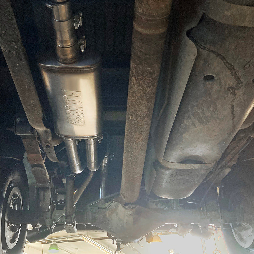 Flow Fx Cat-Back Exhaust System Fits 1994-2001 Dodge Ram 1500 And 1994-2002 2500/3500 With 3.9L / 5.2L / 5.9L Engines, Stainless Steel, Dual Exit Flowmaster