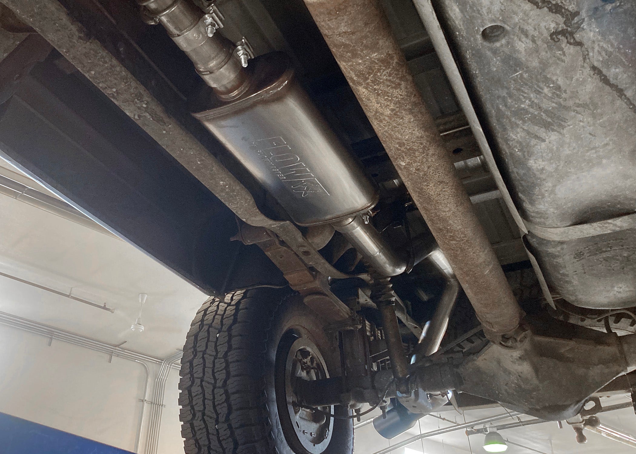 Flow Fx Cat-Back Exhaust System Fits 1994-2001 Dodge Ram 1500 Trucks With 3.9L, 5.2L, And 5.9L Engines 1994-2002 2500/3500 With 5.9L Engine Flowmaster