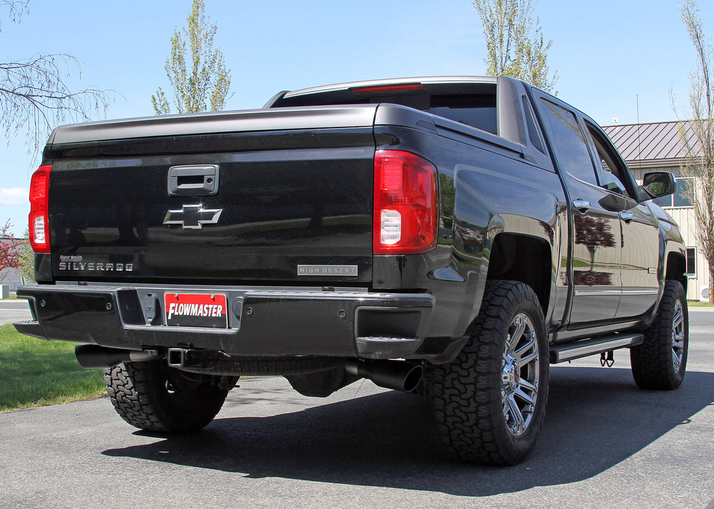 Flow Fx Cat-Back Exhaust System Fits 2011-2018 GM 1500 6.2-Liter Cat-Back, Dual Side Exit, Stainless Steel Exhaust System Flowmaster